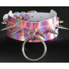 Joy Jewels Collier à pointes Strobo Laser Rose